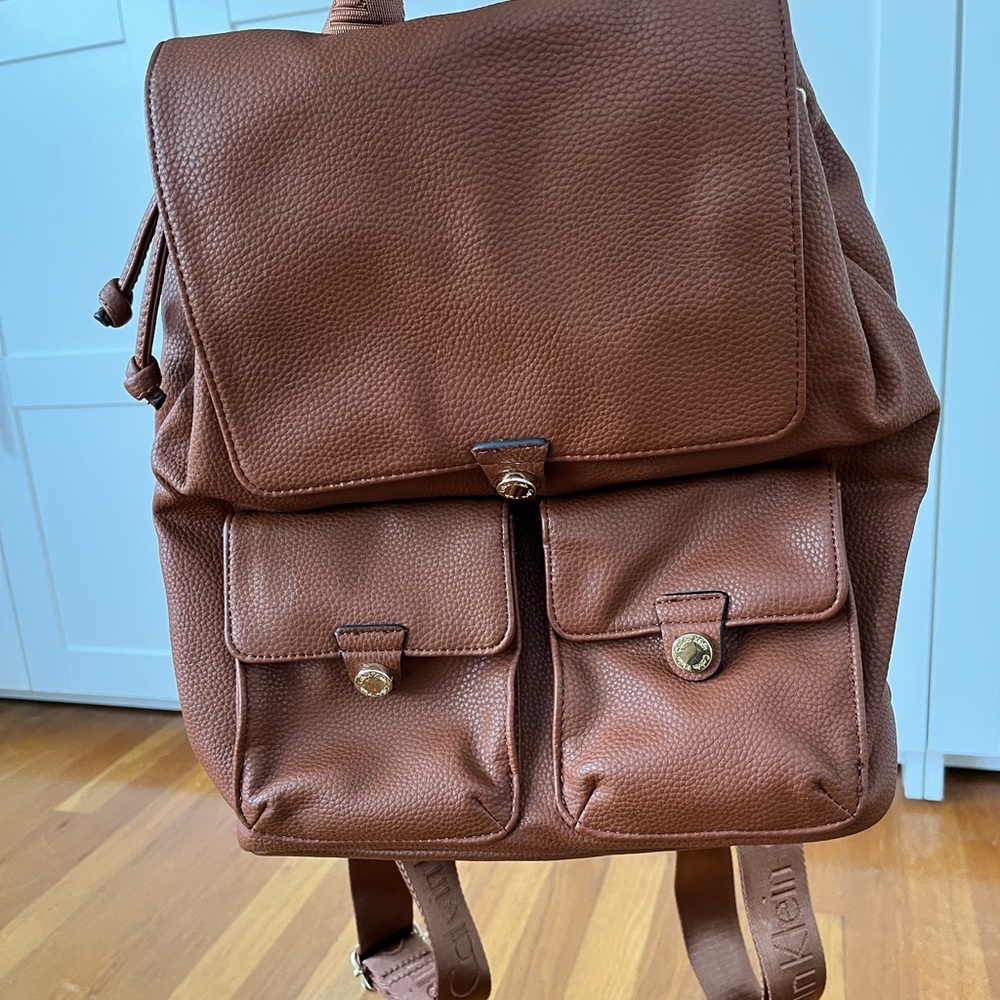 Calvin Klein Leather Backpack